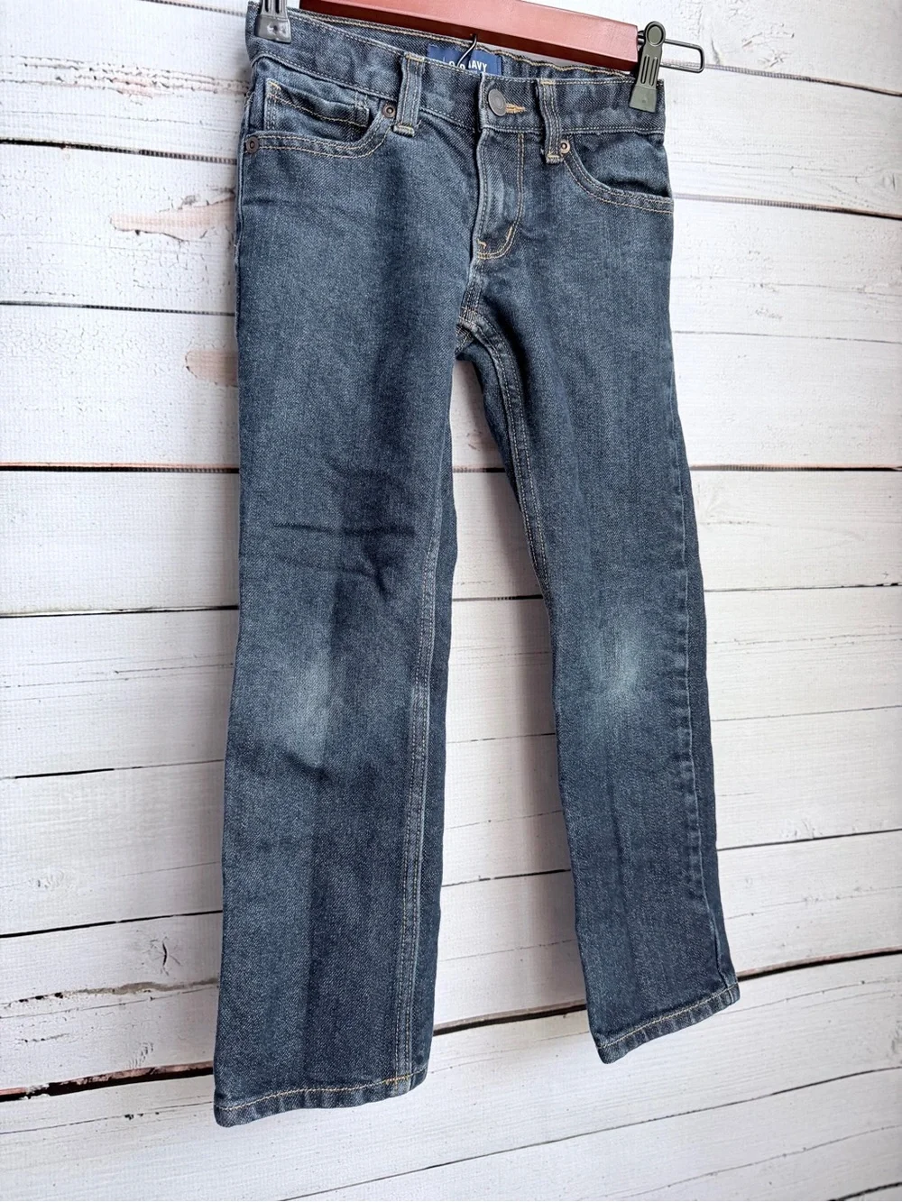 Old Navy Boys Blue Straight-Leg Jeans